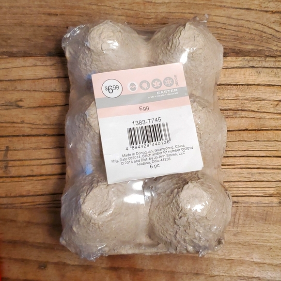 (5) packs of 6 Easter craft decor eggs - Picture 7 of 7